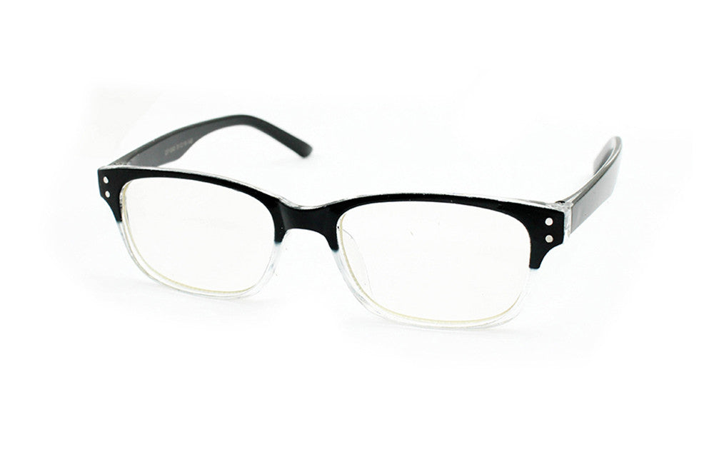 Adelanto Translucent Squared Fashion Clear Glasses Newbee Fashion