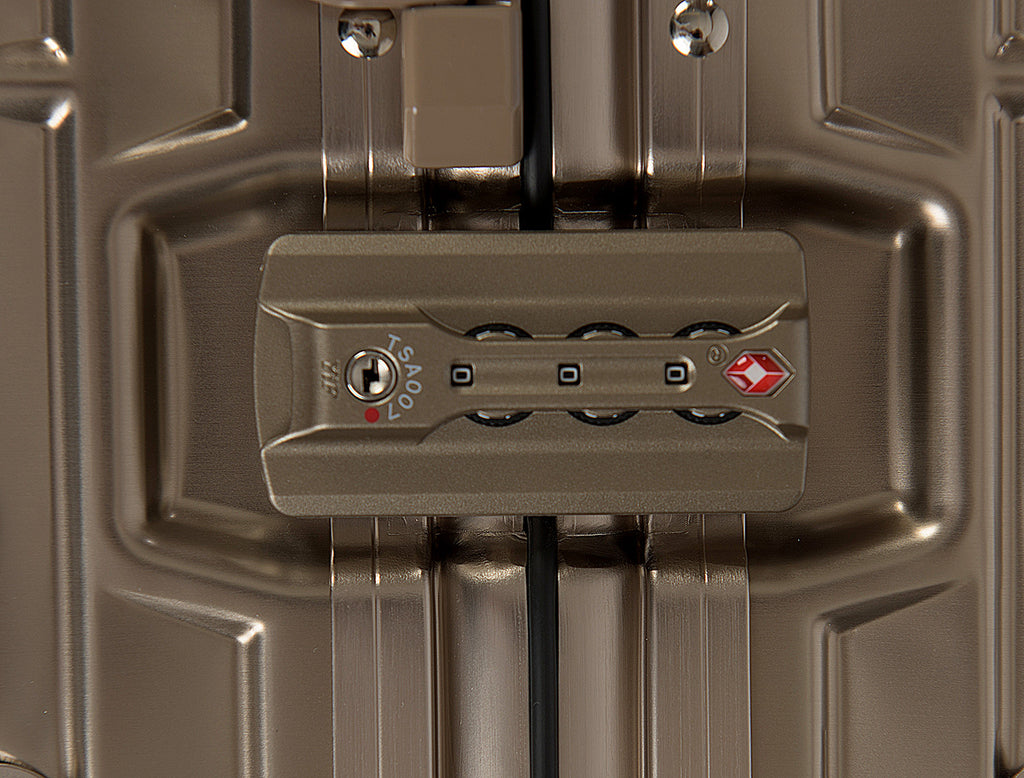 24" Aluminum Luggage (Champagne)