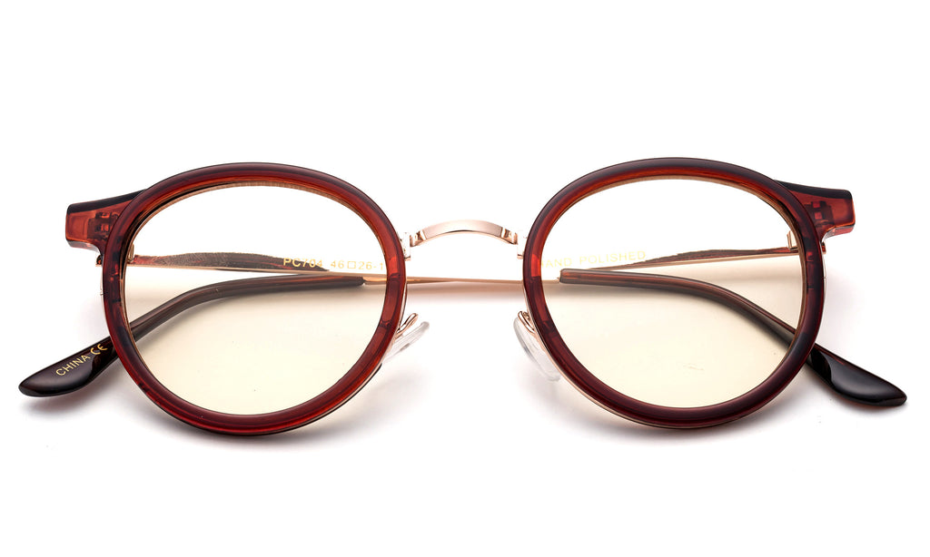 Round Anti-Blue Ray Computer Glasses