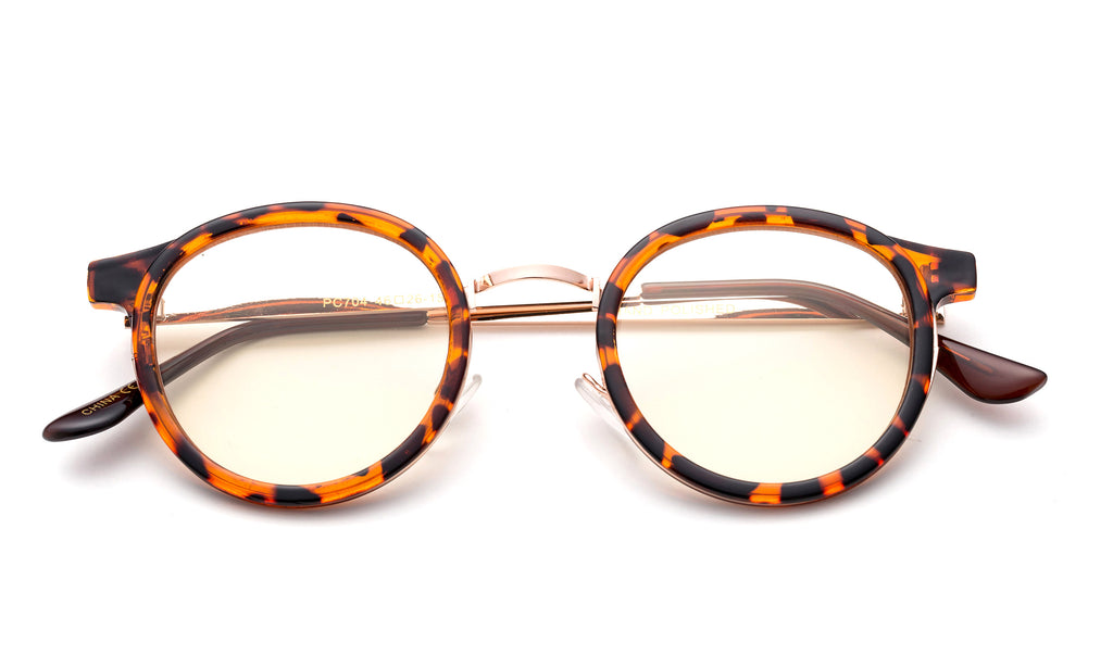 Round Anti-Blue Ray Computer Glasses