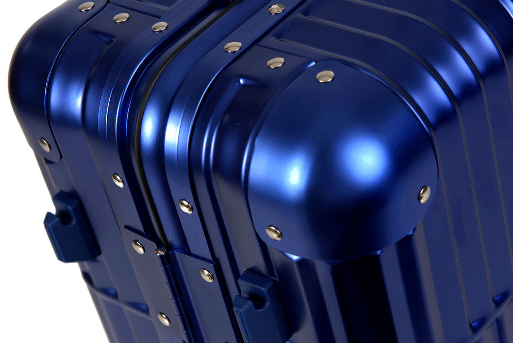 24" Aluminum Luggage (Blue)