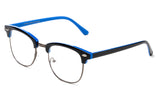 Newbee Fashion-Vintage Classic Half Frame Slim Frame Clear Lens Glasses Non Prescription Glasses Frame Men & Women