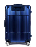 28" Aluminum Luggage (Blue)