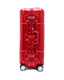 28" Aluminum Luggage (Red)