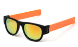 "Loppy" Folding Sunglasses Flash Lens