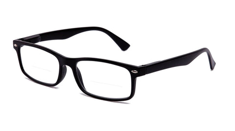 "Snow Bifocal" Squared Frames Bottom Half Readers