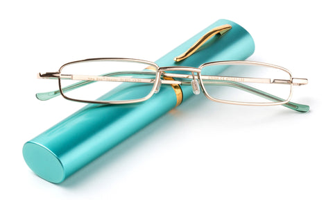 Newbee Fashion Slim Oval Reading Glasses - Matte Finish, Non-Polarized, 52mm Lens, Celebrity Style